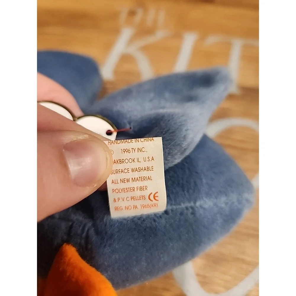 RARE Scoop the Pelican Beanie Baby‎ Retired TY 1996
